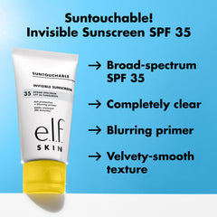 e.l.f. Skin Suntouchable Invisible Sunscreen SPF 35