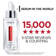 L'Oreal Paris Revitalift Derm Intensives® 1.5% Hyaluronic Acid Serum - Fragrance free