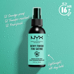 NYX Dewy Finish Makeup Setting Spray