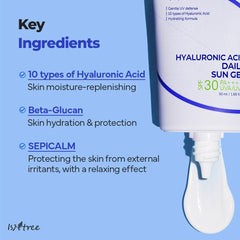 Isntree Hyaluronic Acid Daily Sun Gel SPF30 PA+++