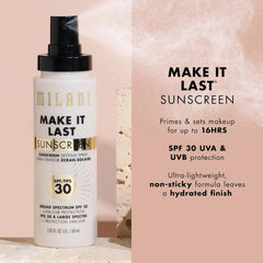 Milani Make It Last Sunscreen Setting Spray SPF 30
