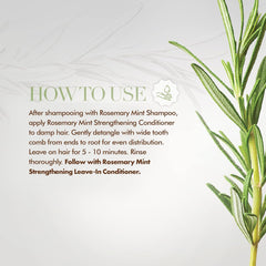 Mielle Rosemary Mint Blend Strengthening Conditioner