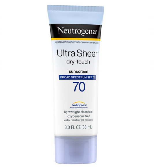 Neutrogena Ultra Sheer Dry Touch Sunscreen SPF 70