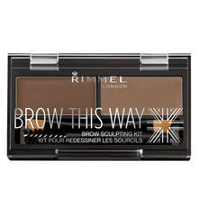 Rimmel Brow This Way Sculpting Eyebrow Palette - Medium Brown