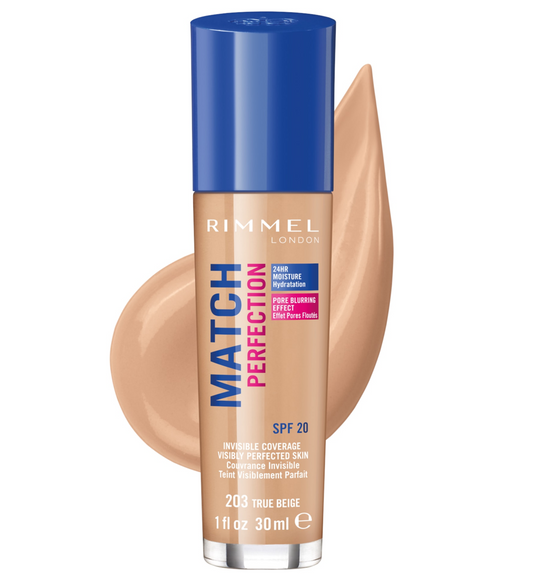 Rimmel London Match Perfection Foundation SPF 20