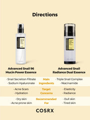 Cosrx Advanced Snail Radiance Dual Essence