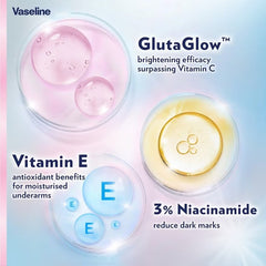 Vaseline GlutaGlow Ampoule Dry Serum Deodorant Bright & Dry