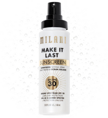 Milani Make It Last Sunscreen Setting Spray SPF 30