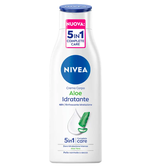 Nivea Aloe Express Hydrating Aloe Idratante 5-in-One Complete Care Body Lotion