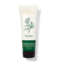 Bath and Body Works Aromatherapy Stress Relief Eucalyptus + Spearmint Body Cream