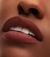 MAC Powdered Snow Powder Kiss Lip Kit Brown Gift Set