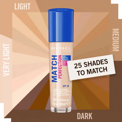 Rimmel London Match Perfection Foundation SPF 20