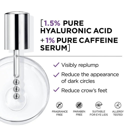 L'Oreal Paris Revitalift Derm Intensives® 2.5% Hyaluronic Acid + Caffeine Eye Serum