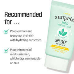 Etude Sunprise Mild Watery Light SPF50+ PA++++