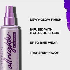 Urban Decay All Nighter Extra Glow Dewy Setting Spray