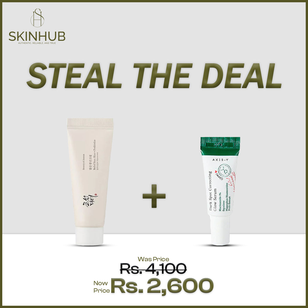 https://www.skinhub.pk/products/axis-y-dark-spot-correcting-glow-serum-5ml-beauty-of-joseon-relief-sun-rice-probiotics-spf50-pa-10-ml