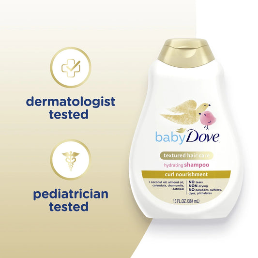 Baby Dove Curl Nourishment Textured Hair Care Hydrating Shampoo