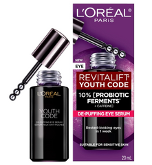 L'Oréal Paris Revitalift Youth Code 10% [Probiotic Ferments + Caffeine] De-Puffing Eye Serum