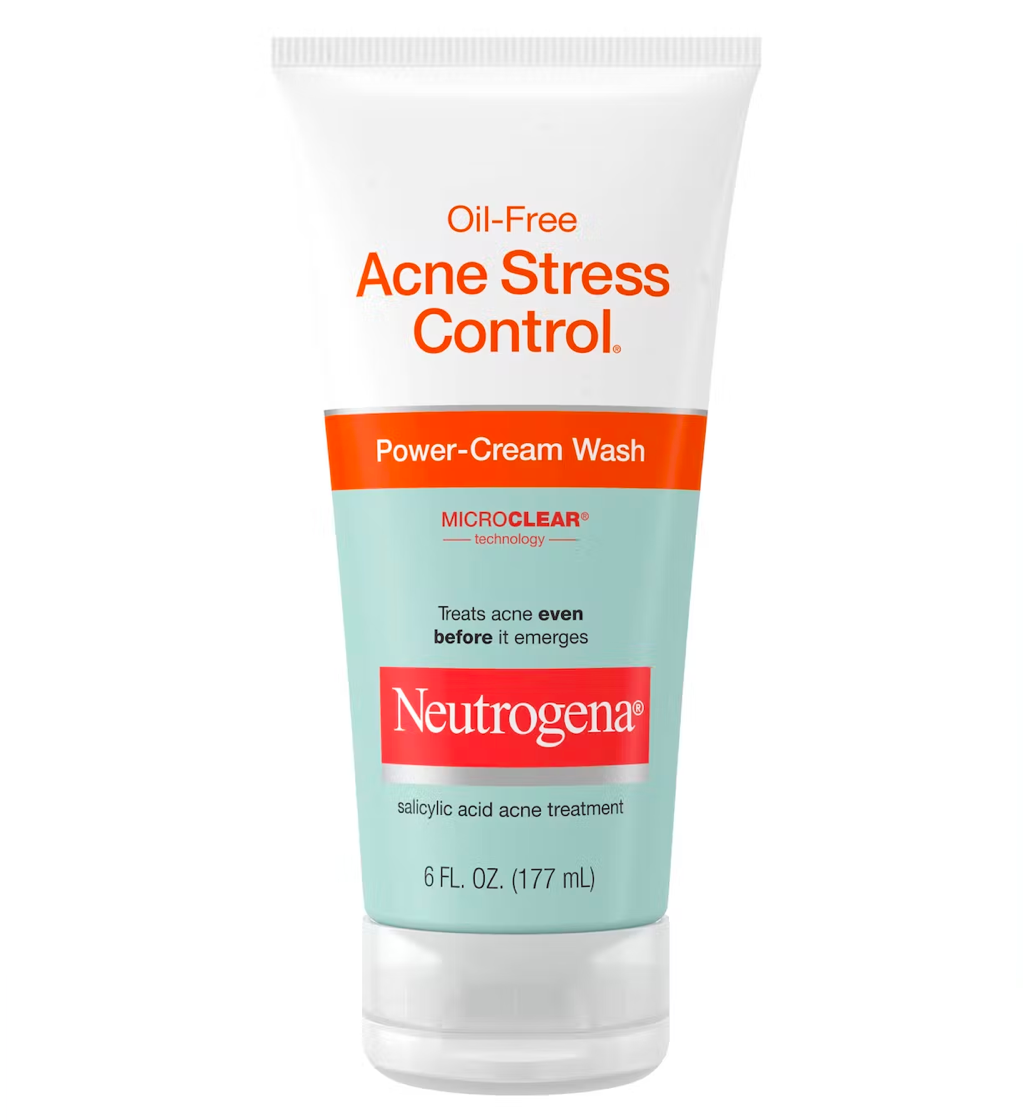 Neutrogena Oil-Free Acne Stress Control Power-Cream Wash