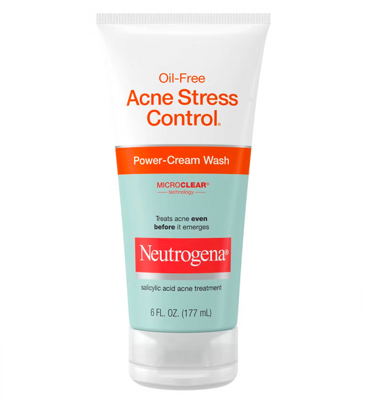 Neutrogena Oil-Free Acne Stress Control Power-Cream Wash