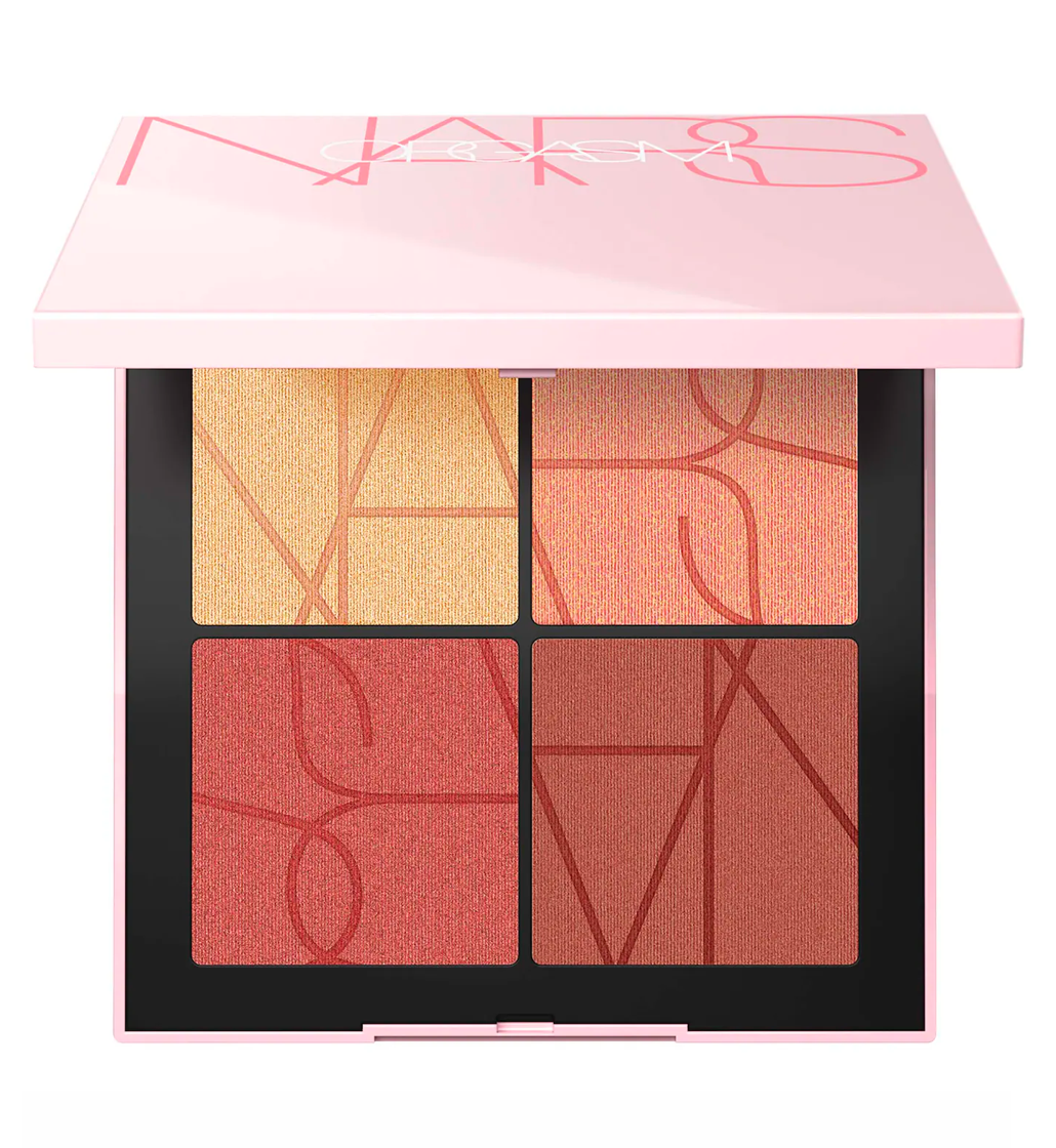 NARS Orgasm Four Play Blush, Contour, and Highlighter Palette