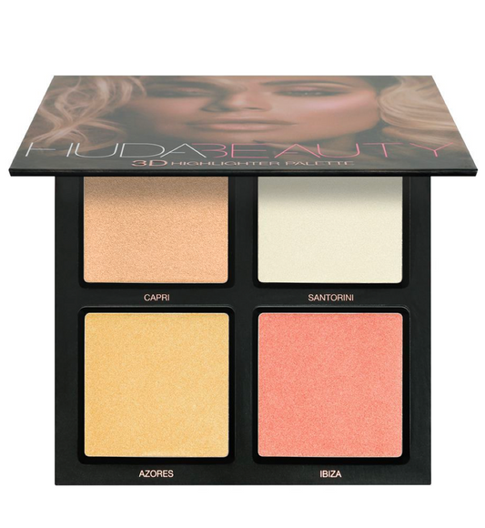 Huda Beauty 3D Highlighter Palette - Pink Sands Edition